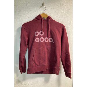 Cotopaxi Do Good. burgundy hoodie, size Medium